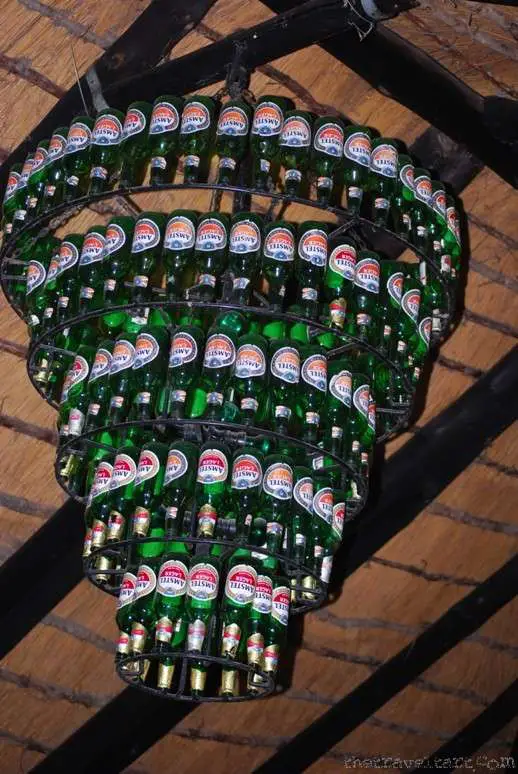 Beer Chandelier (Botswana)