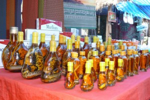 Strange Travel Photo - Animals Alcohol - Laos