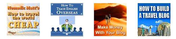 Nomadic Matt, Travel Books, Learn To Travel The World, Teach English Around The World, Make Money With Your Travel Blog, Build Your Own Travel Blog
