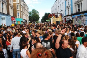 Large Crowds at 2010 Notting Hill Carnival