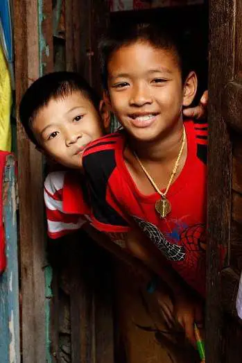 Thai Kids Smiling