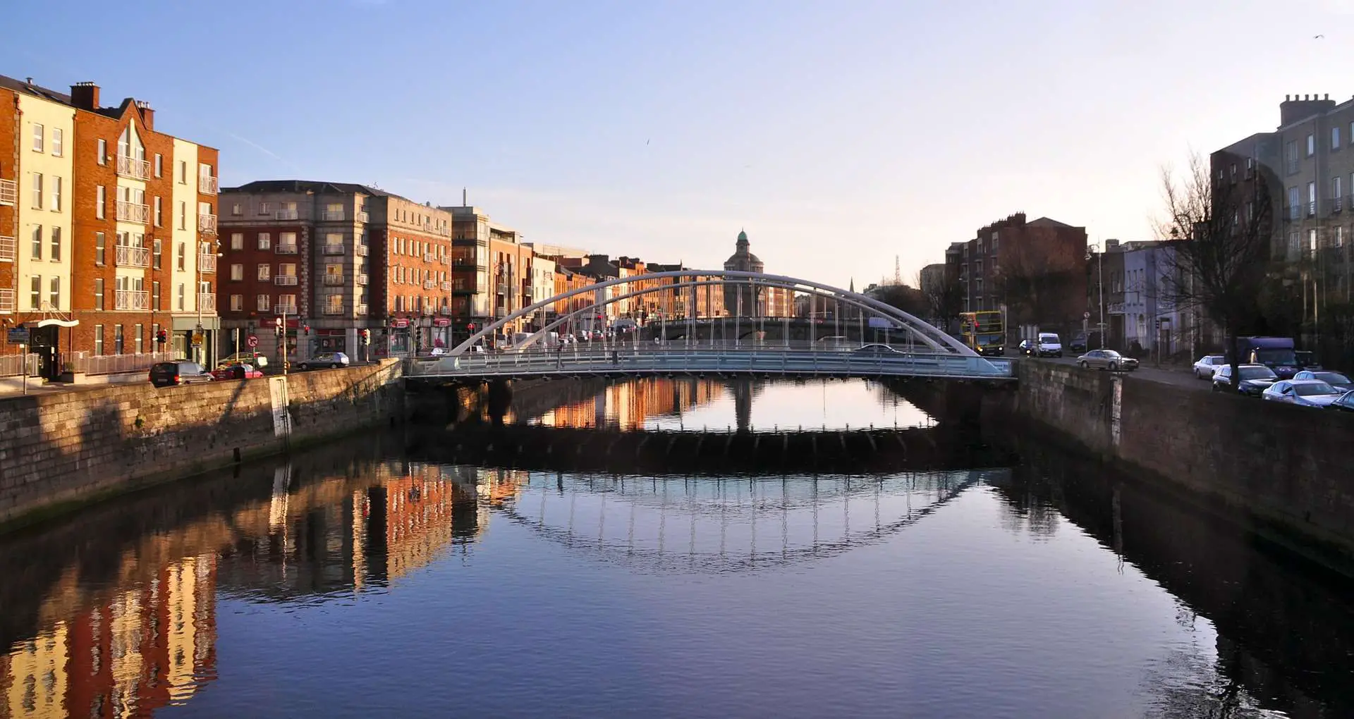 Bridge Over River Liffey Dublin