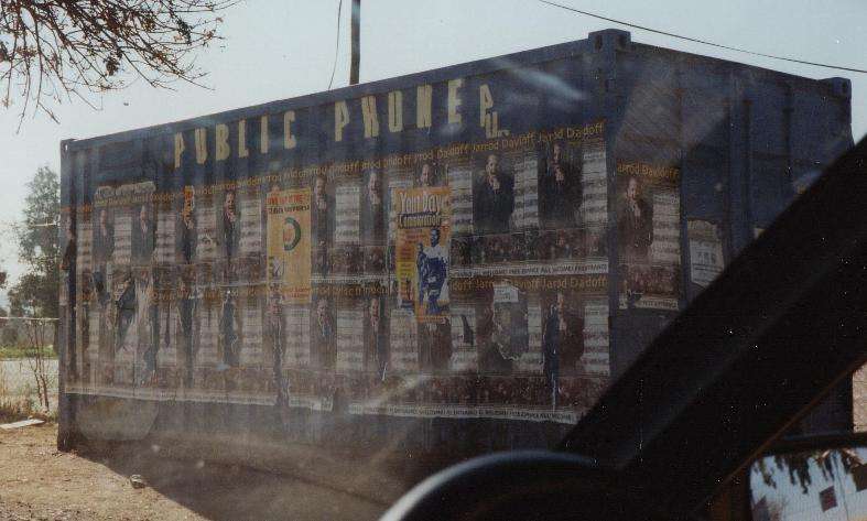 Soweto Township Tours - Public Phone Box Johannesburg South Africa