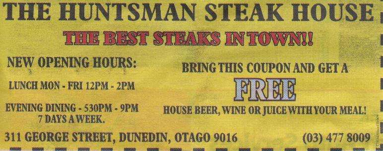 Best Steakhouse Menu &Amp; Advertisement