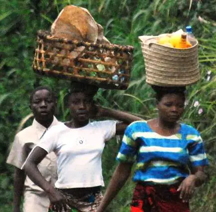 Masters Of Transport | Tanzania Travel Blog | Head Carrying Large Loads - African Women Who Are Masters Of Transport And Logistics, Tanzania | Tanzania Travel Blog | Author: Anthony Bianco - The Travel Tart Blog
