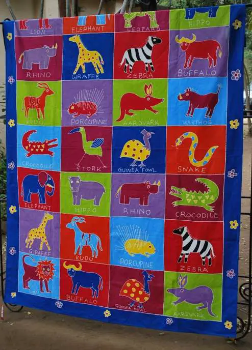 African Animals Kids Blanket