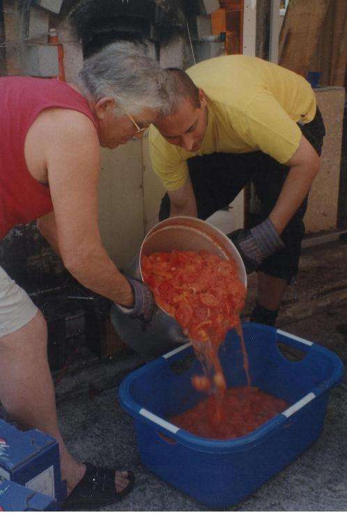 Making Tomato Pasta Sauce