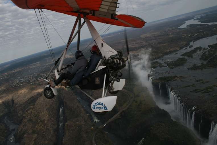 Victoria Falls Microlight Zambia Zimbabwe