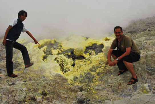 Gunung Near Garut | Bandung | Volcano Hazards At Garut, Indonesia And Candi Cangkuang | Bandung | Author: Anthony Bianco - The Travel Tart Blog