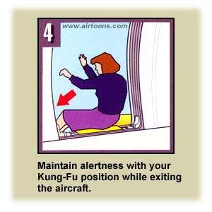 Airline Safety Card - Kungfu