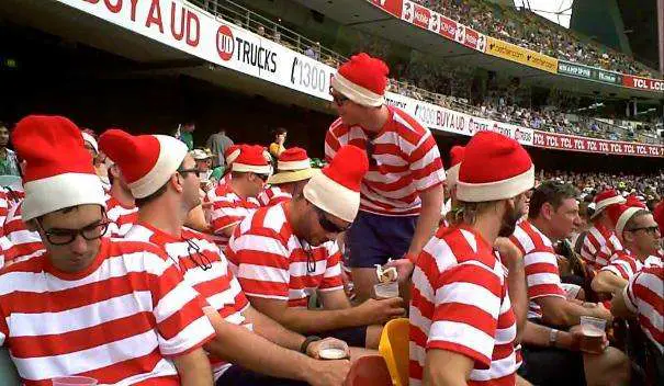 Wheres Waldo Or Wheres Wally Brisbane Australia | Australia Travel Blog | Unusual Things To Do In Brisbane, Australia! | Australia, Boggo Road Jail, Brisbane Travel Blogger, Cockroach Races, Milton Road Nun, Queensland, State Of Origin, The Gabba, Things To Do In Brisbane, Xxxx Brewery | Author: Anthony Bianco - The Travel Tart Blog