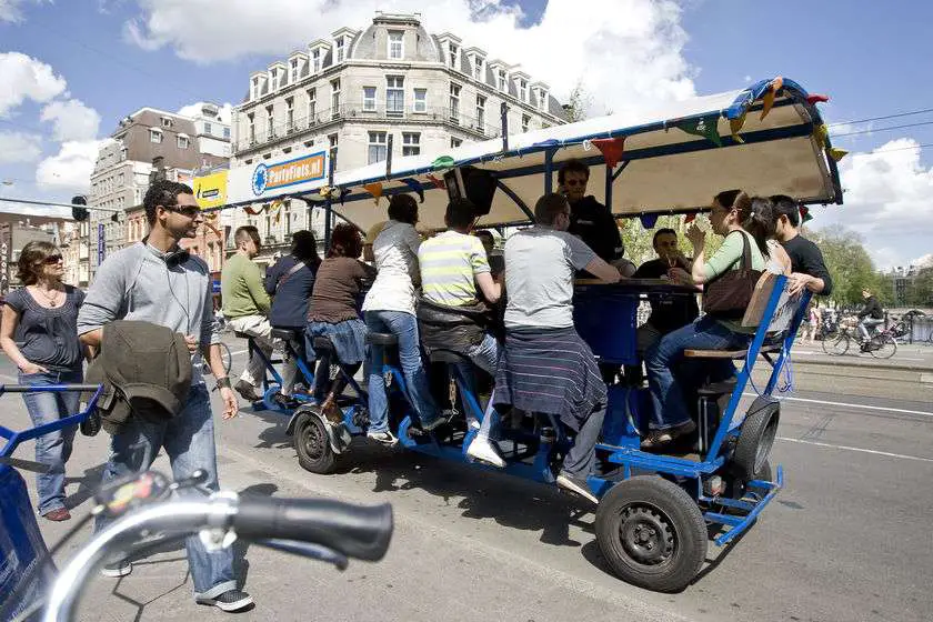 Beer Bike Ride Amsterdam Netherlands | Cape Town | Fifa World Cup 2010 South Africa - Funny And Offbeat Travel Attractions Of Competing Football Nations | Cape Town | Author: Anthony Bianco - The Travel Tart Blog