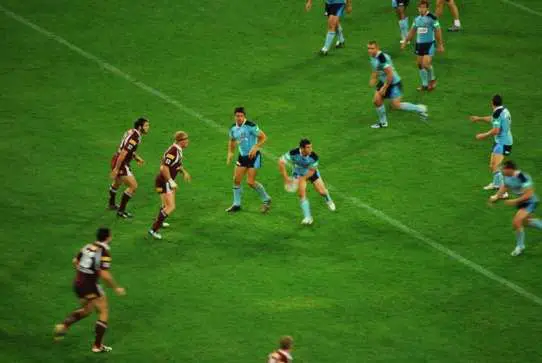 State Of Origin In Progress New South Wales