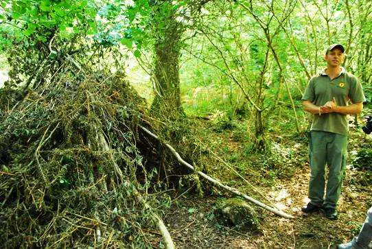 Wilderness Survival Skills And Tips Building A Shelter | Wales Travel Blog | Wilderness Survival Skills And Tips Outdoors - Welsh Style | Wales Travel Blog | Author: Anthony Bianco - The Travel Tart Blog