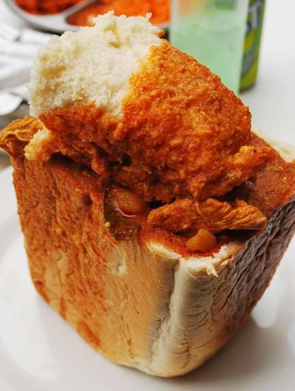 Chicken Curry Funny Bunny Chow | South Africa Travel Blog | Chicken Curry Funny - Bunny Chow! | South Africa Travel Blog | Author: Anthony Bianco - The Travel Tart Blog