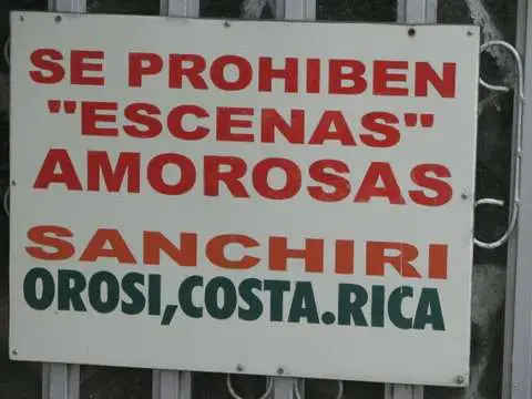 Love Scenes Forbidden And Banned In Costa Rica