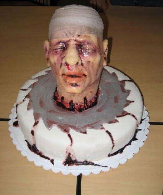 Head Cake | North America Travel Blog | Halloween Cakes! So Freaky, You Don'T Want To Eat Them! | North America Travel Blog | Author: Anthony Bianco - The Travel Tart Blog