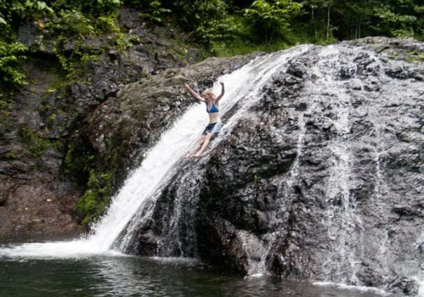 Natural Water Slides - Papaseea Sliding Rocks Samoa