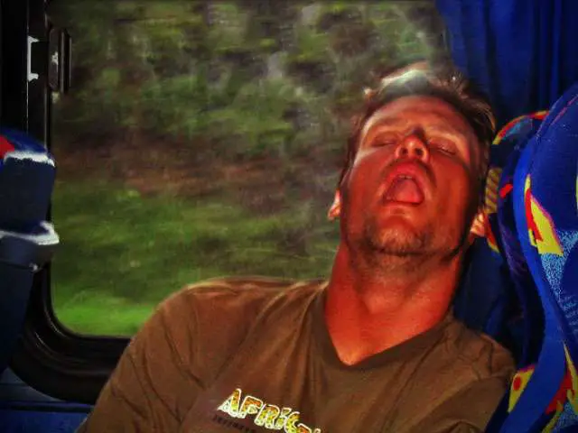 Résultat de recherche d'images pour "sleeping open mouth bus"