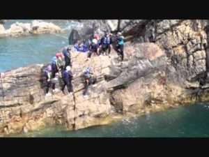 jumping cliff locations coasteering