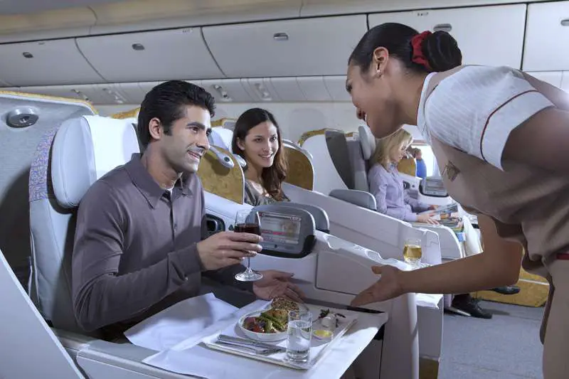 Emirates Airlines Business Class Review Boeing 777 Meal