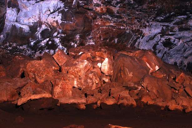 Rockfall In Lava Tube