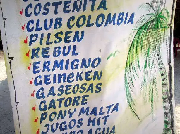 Spanish Translations Spanglish Colombian Drinks | Colombia Travel Blog | Spanish Translations - Funny Spanglish For Colombian Drinks | Colombia Travel Blog | Author: Anthony Bianco - The Travel Tart Blog