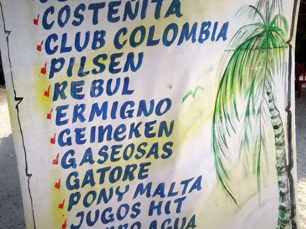 Spanish Translations Spanglish Colombian Drinks | Translation Fails | Spanish Translations - Funny Spanglish For Colombian Drinks | Translation Fails | Author: Anthony Bianco - The Travel Tart Blog