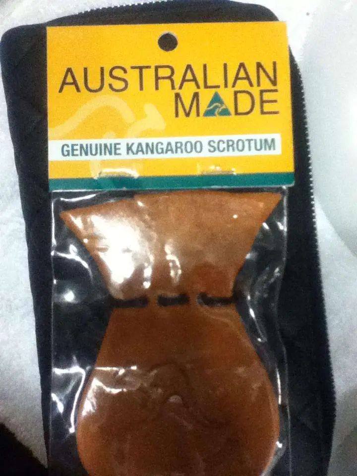 Australian Gift Souvenirs - Kangaroo Scrotum Coin Pouch