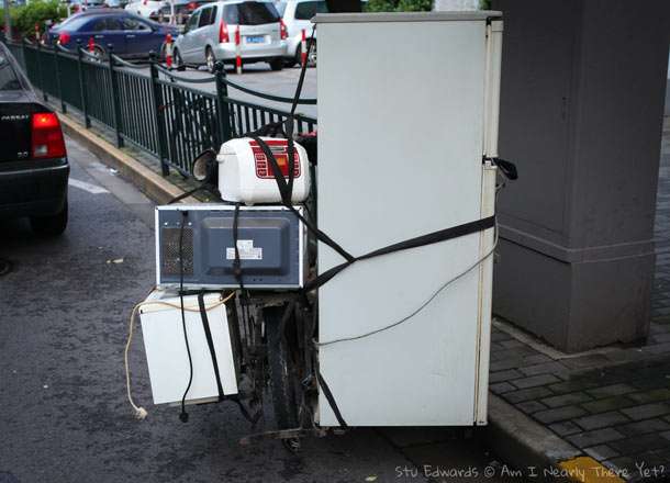 Heavy Motorbike Load 3 | China | Funny Motorcycle Photos - The Worst Load Ever! | China | Author: Anthony Bianco - The Travel Tart Blog