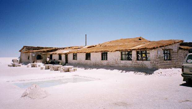 The Salt Hotel Salar Uyuni Bolivia | Australia Travel Blog | Salt Hotel At Salar Uyuni, Bolivia. Where'S The Pepper? | Accommodation, Bolivia, Bolivia Salt Flats, Palacio De Sal, Pass The Salt, Salar Uyuni, Salt Hotel, South America | Author: Anthony Bianco - The Travel Tart Blog