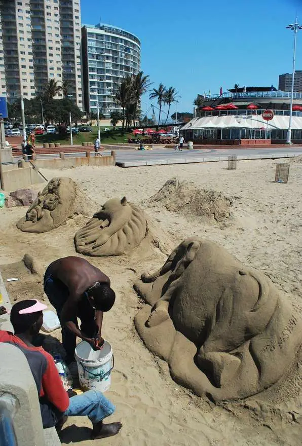 Sandcastles On The Beach