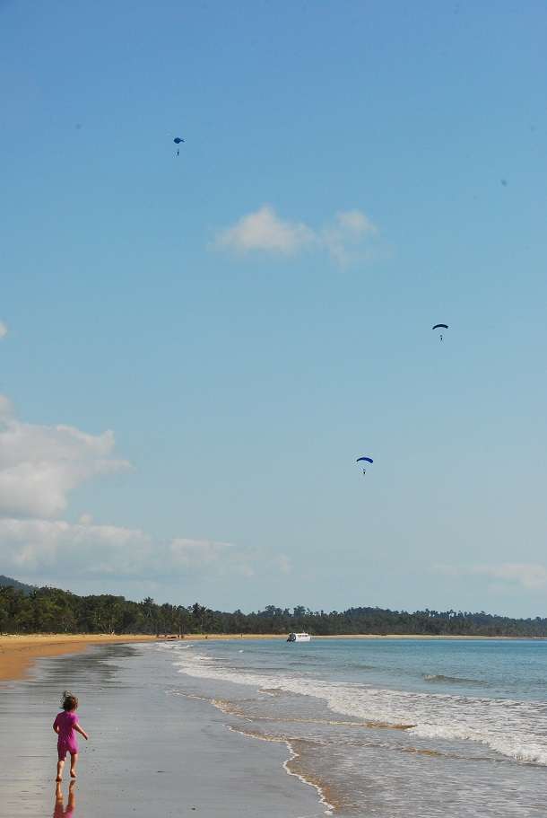 Skydiving On Beach Australia