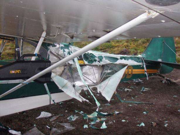 Damaged Plane