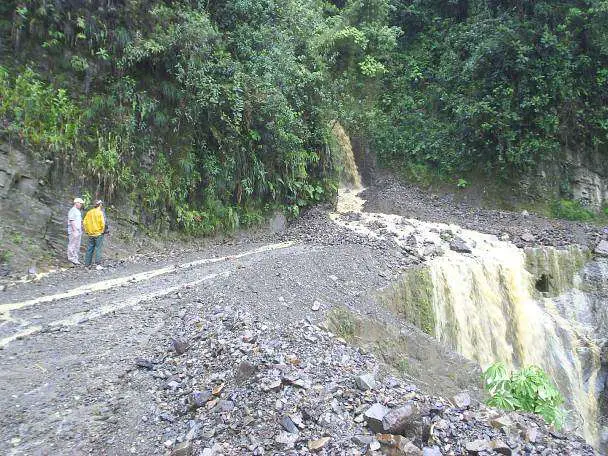 Washout On Highway