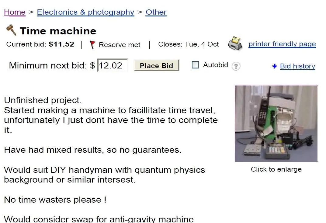 Time Machine | How To Use Time Machine | Time Machine For Sale! Is Time Travel Possible? I'M Buying It! | How To Use Time Machine | Author: Anthony Bianco - The Travel Tart Blog