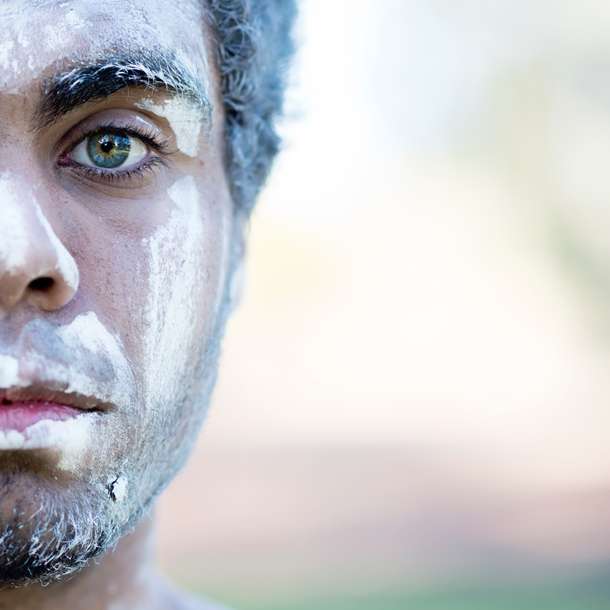 Aboriginal Person Uluru