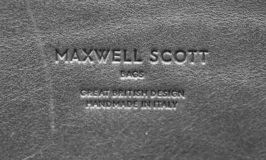Maxwell Scott Bags - Black High Quality Luggage Bag
