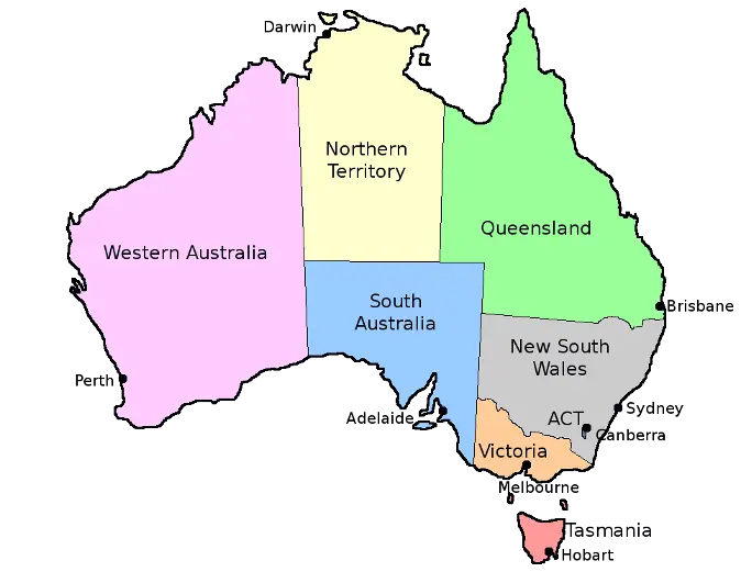 Map Of Australia