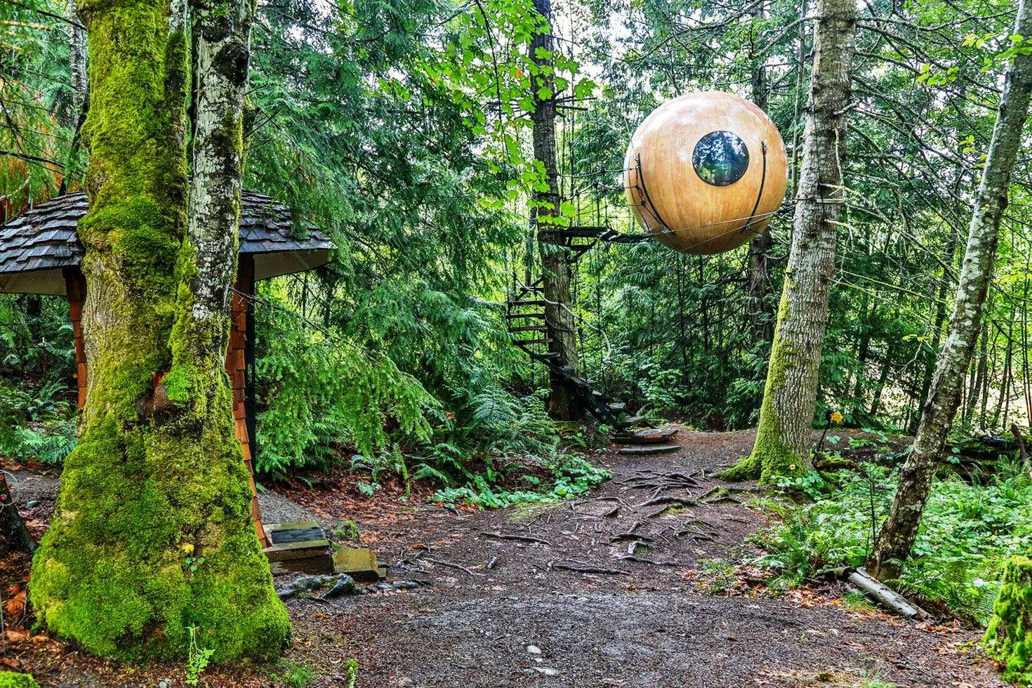 Unique Places To Stay - Free Spirit Spheres, British Columbia, Canada