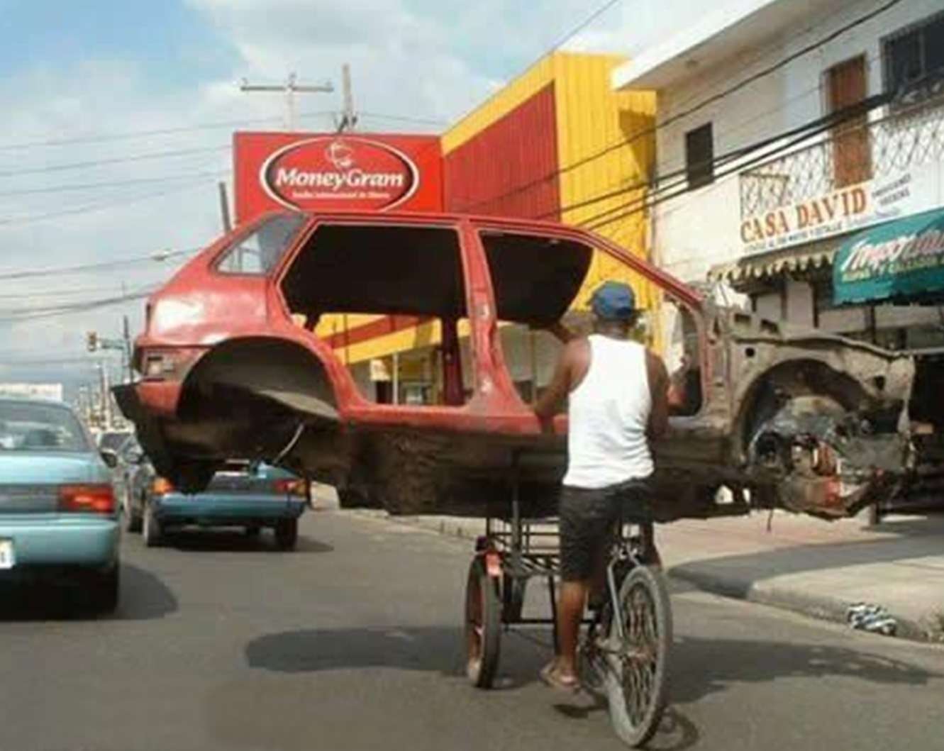 Bicycle Transporting Car Shell Body