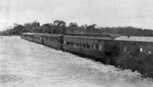 Giru Haughton River In Flood | Transport | Train Information! | Author: Anthony Bianco - The Travel Tart Blog