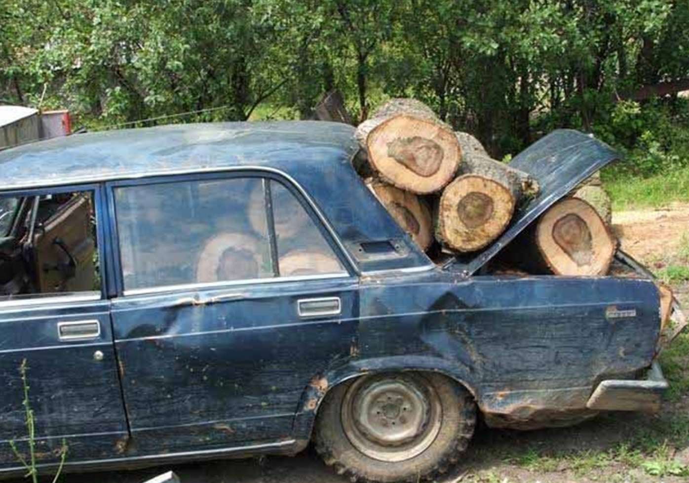 Logging Car