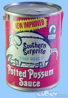 Canned Potted Possum Sauce