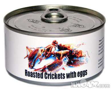 Canned Roasted Crickets With Eggs