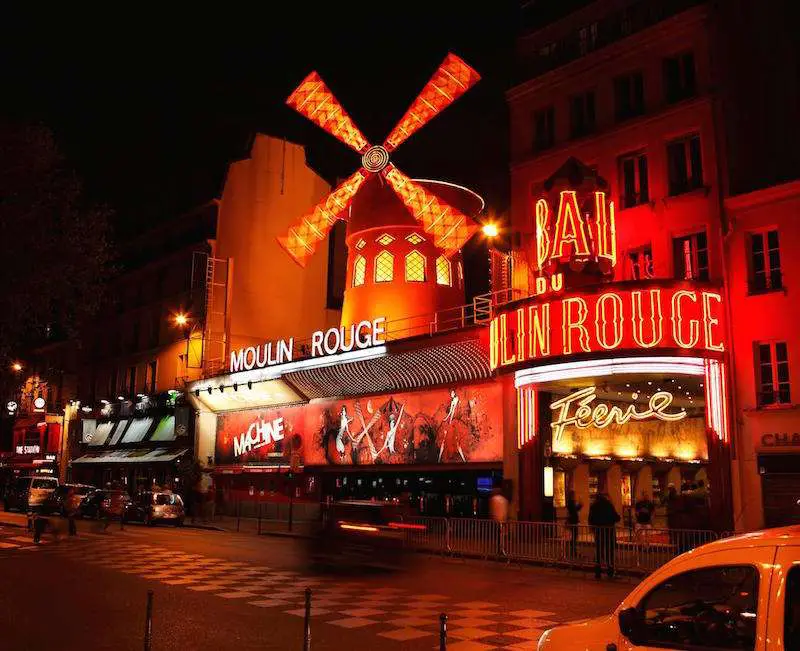 Moulin Rouge Paris France - Red Light District