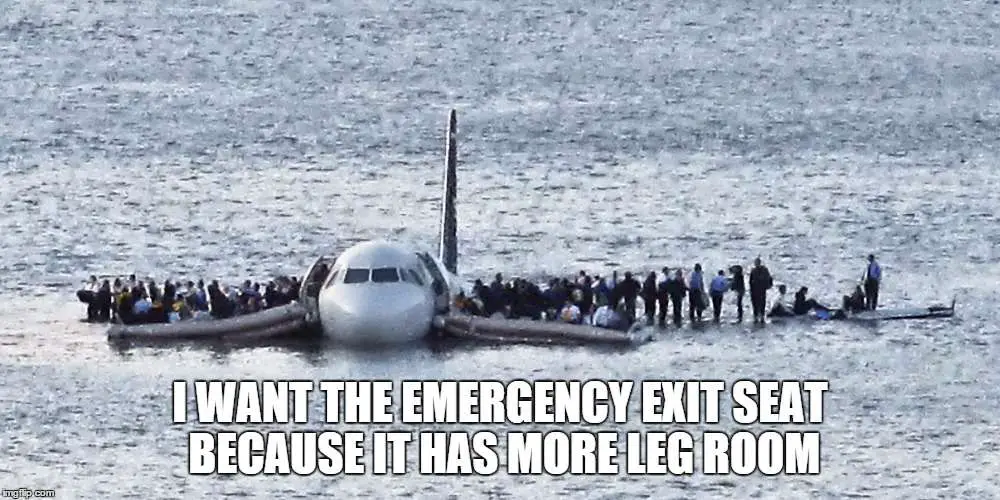 Emergency Exit Seats | Travel Jokes | Short Jokes &Amp; Humor About The Travel Industry! | Travel Jokes | Author: Anthony Bianco - The Travel Tart Blog