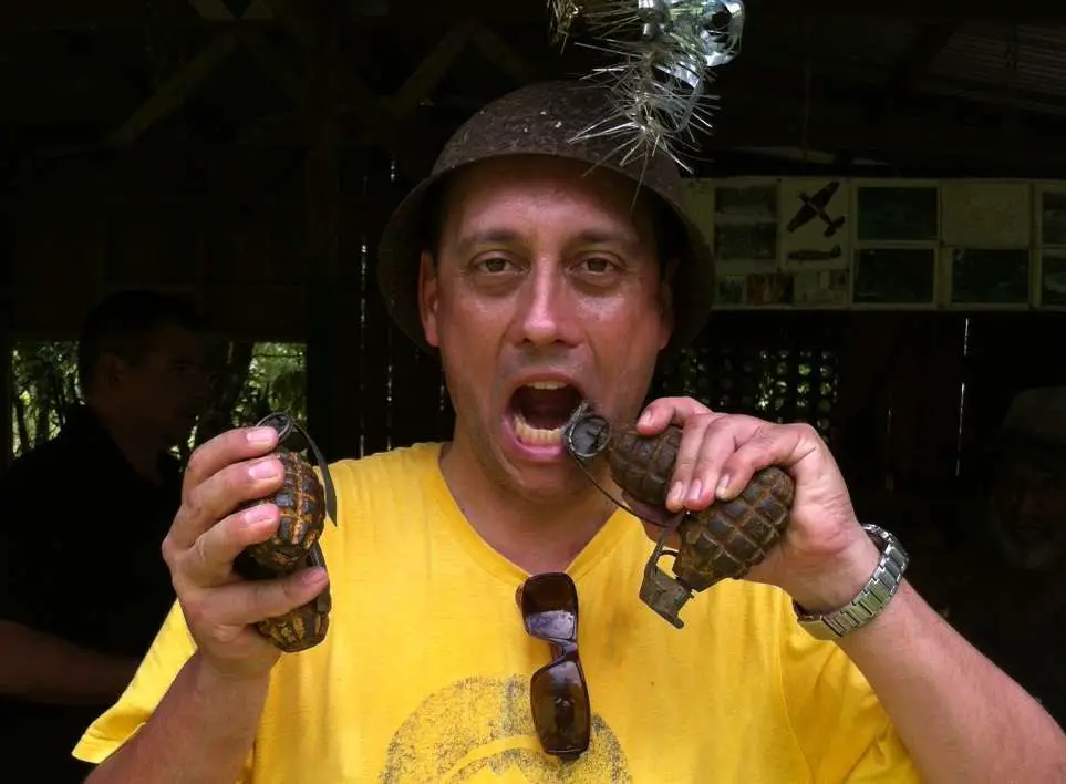 Hand Grenades | Solomon Islands Travel Blog | The Best World War 2 Museum Ever! | Solomon Islands Travel Blog | Author: Anthony Bianco - The Travel Tart Blog
