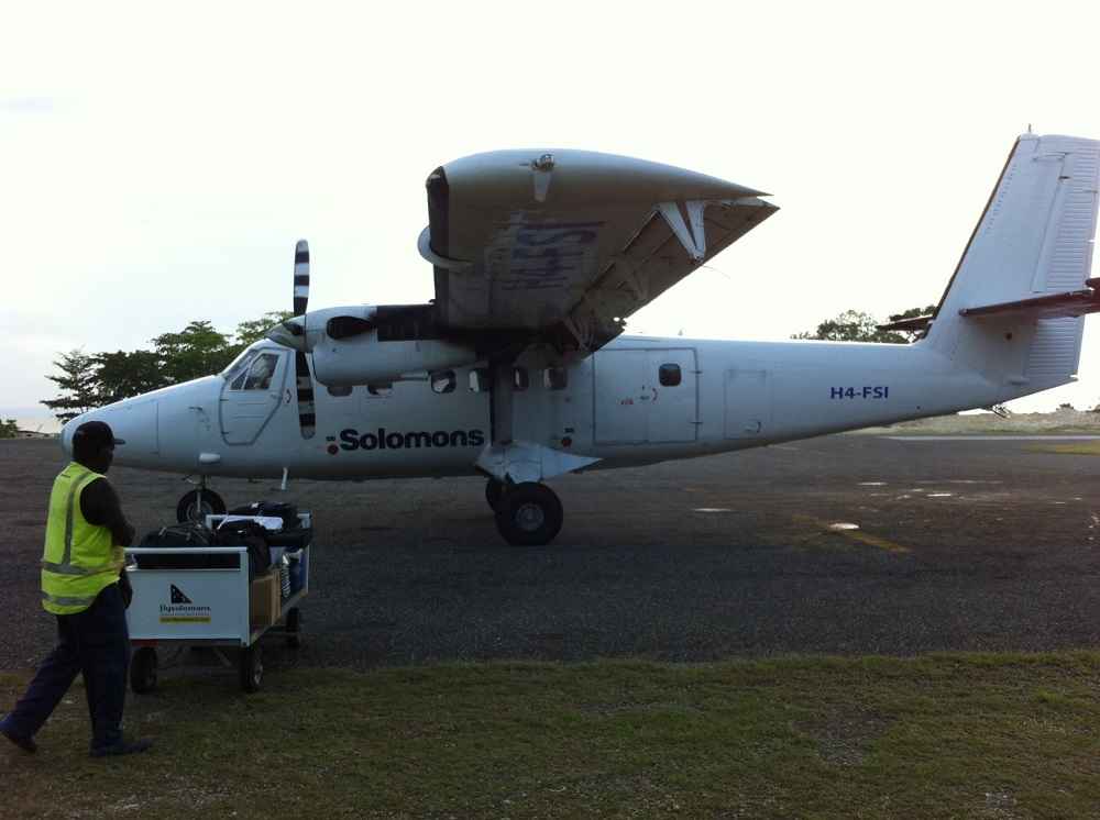 Twin Otter Aircraft | Solomon Islands Travel Blog | Carry On Luggage Weight Limits - The Human Version! | Solomon Islands Travel Blog | Author: Anthony Bianco - The Travel Tart Blog