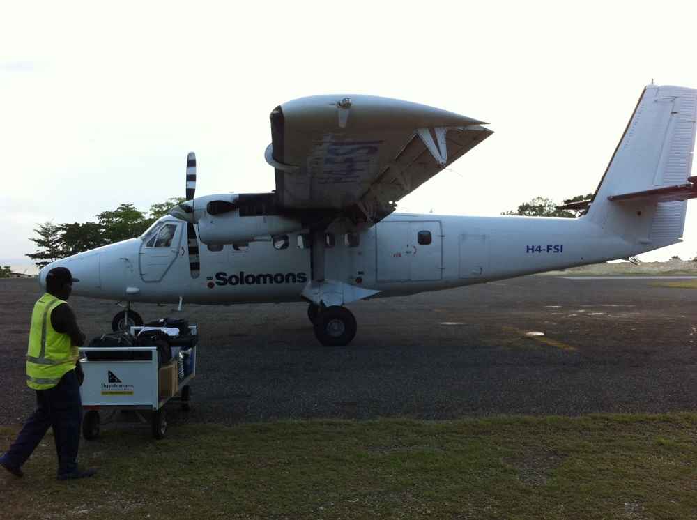 Twin Otter Aircraft | Oceania Travel Blog | Carry On Luggage Weight Limits - The Human Version! | Oceania Travel Blog | Author: Anthony Bianco - The Travel Tart Blog